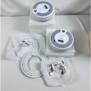 X-Sense Wireless Interconnected Combo Smoke/CO2 Detector 2-pack 10 yr Battery